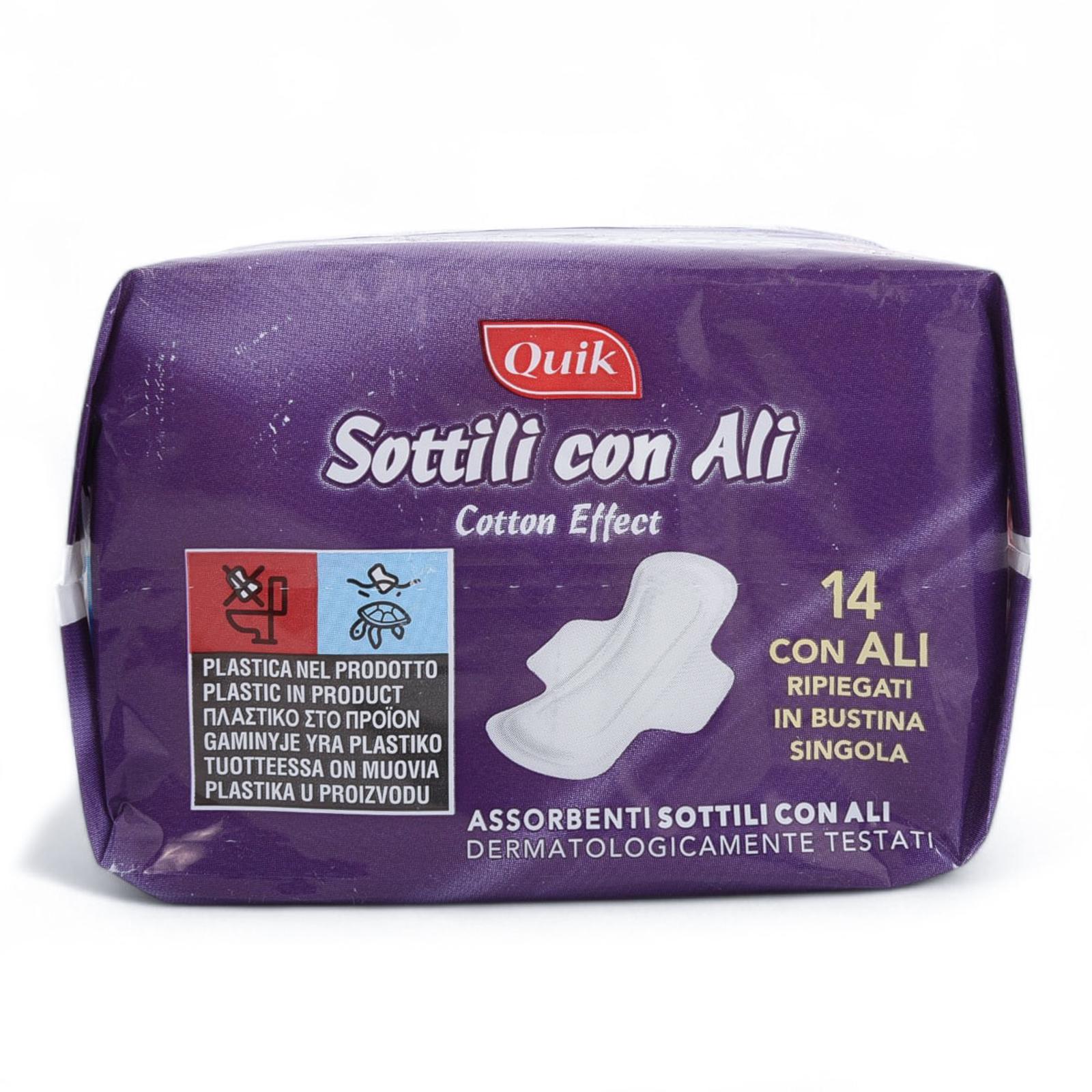 Прокладки гигиенические Cardificio Italiano Quik Sottili conali 14 шт. - фото 7