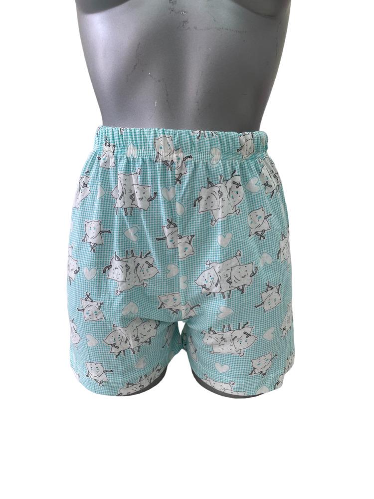 Пижама Marilynmod 8250x45 майка/шорты женская L Голубой - фото 3