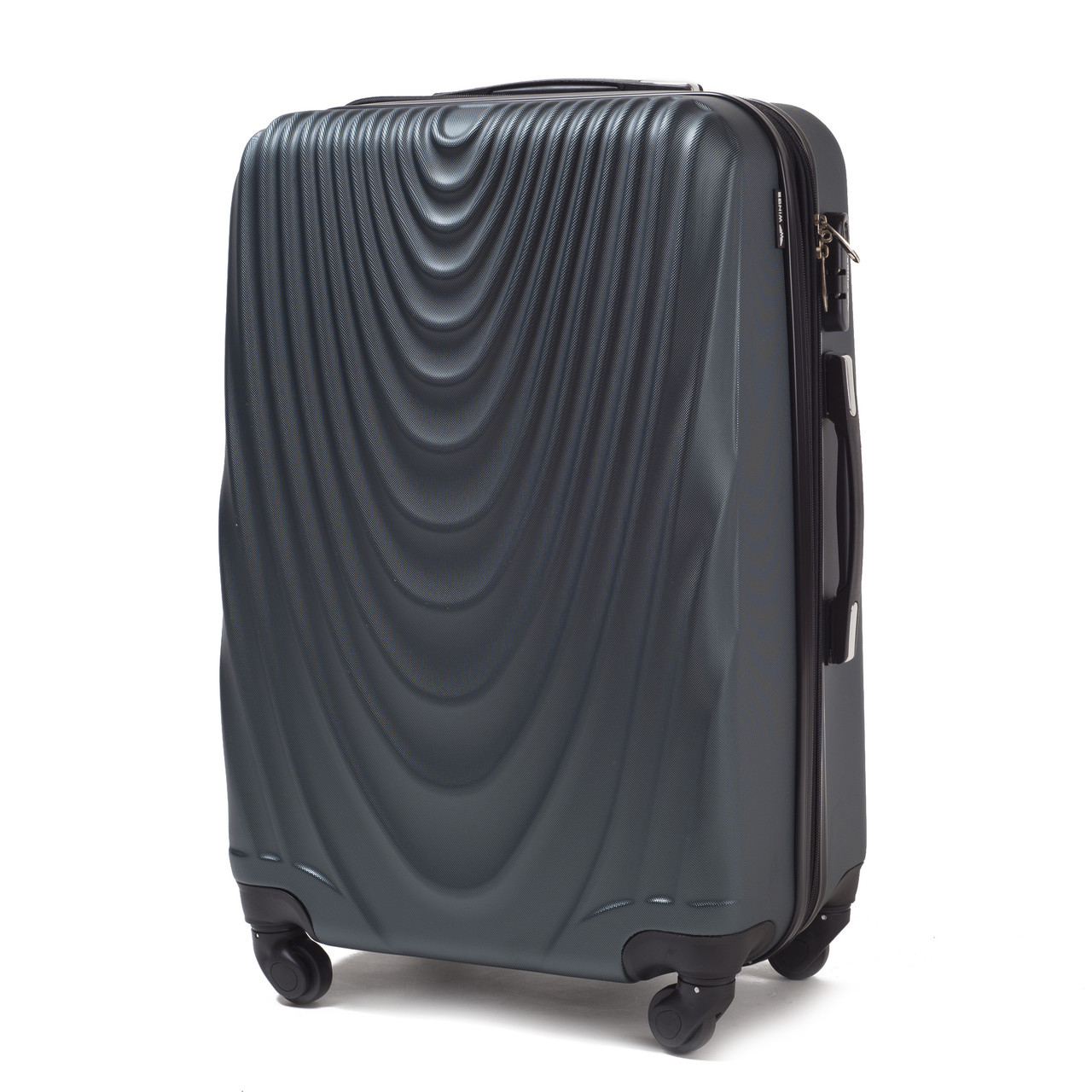 Чемодан пластиковый Wings 304 средний на 4 колесах 66х43х27 см 66 л Темно-зеленый Чемодан пластиковый Wings 304 средний на 4 колесах 66х43х27 см 66 л Темно-зеленый