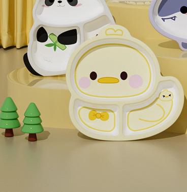 Тарелка детская Утка 18561 3,3х23,4х24 см Желтый (5010854) - фото 2 Тарелка детская Утка 18561 3,3х23,4х24 см Желтый (5010854) - фото 2