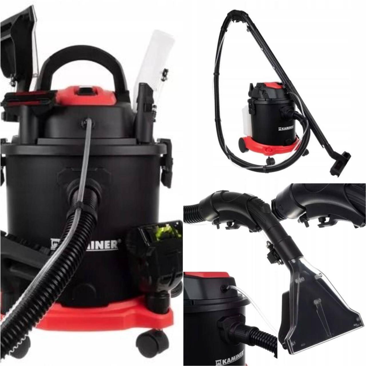 Пылесос моющий Kaminer 3в1 с набором насадок и баком 20 л (25587142) - фото 11 Пылесос моющий Kaminer 3в1 с набором насадок и баком 20 л (25587142) - фото 11