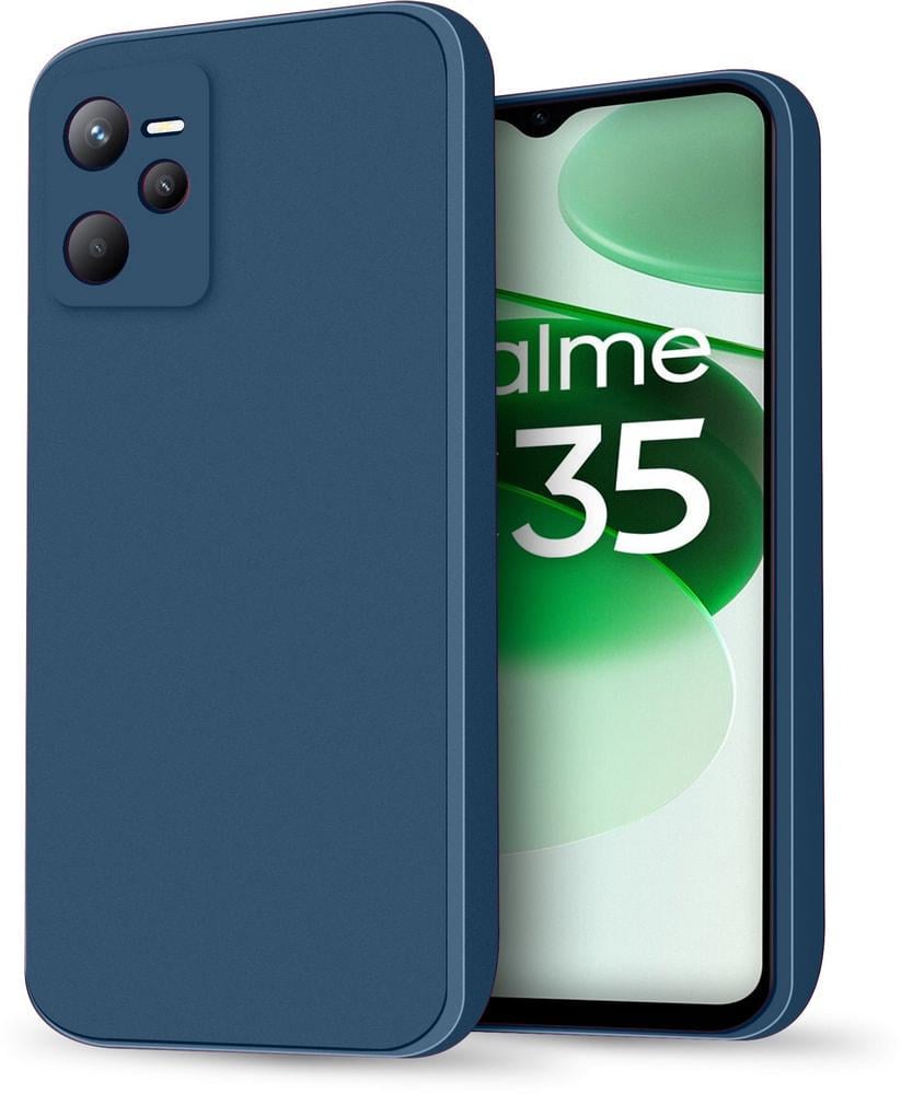 Силиконовый чехол HardCorner для Realme C35 Blue (30670-28)