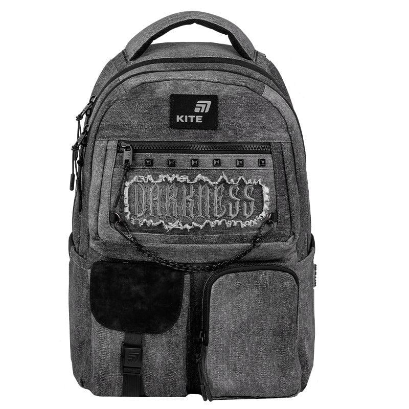 Рюкзак KITE Education teens Darkness 42x29x17 см 17 л Серый (K26-2587M-5)