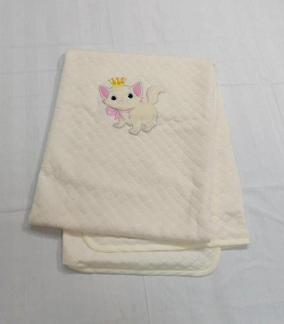 Дитяче покривало IDEIA Ласка Кошеня 115x145 см Бежевий/Жовтий (800010797)