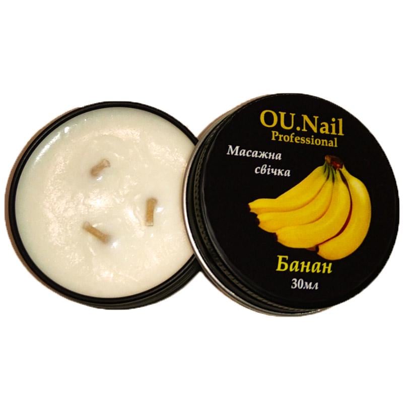 Свеча массажная смягчающая для кожи рук и ног Банан