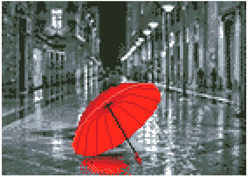 Алмазная мозаика После дождя 25х35 см (АМШ-247)