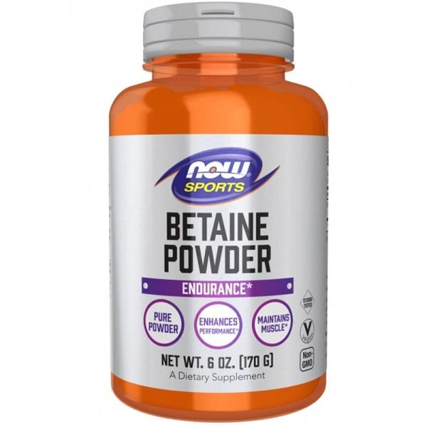 Амінокислота гліцин Now Foods Betaine Powder Pure 170 г/106 порцій (28351637)