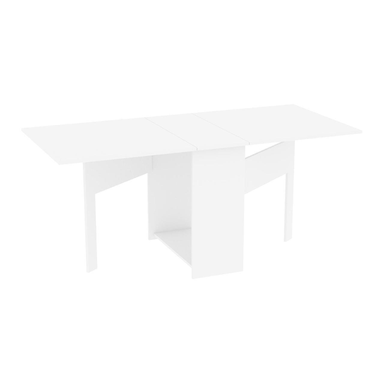 Розкладний стіл-тумба Kontinent number 1 1750х800х750 мм Білий (62423472) - фото 1 Розкладний стіл-тумба Kontinent number 1 1750х800х750 мм Білий (62423472) - фото 1