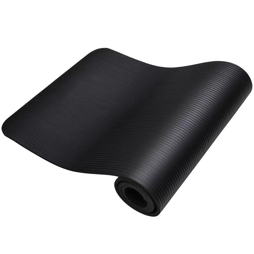 Коврик для йоги и фитнеса Power System PS-4017 NBR Fitness Yoga Mat Plus Black 180х61х1 см (15272635) - фото 5