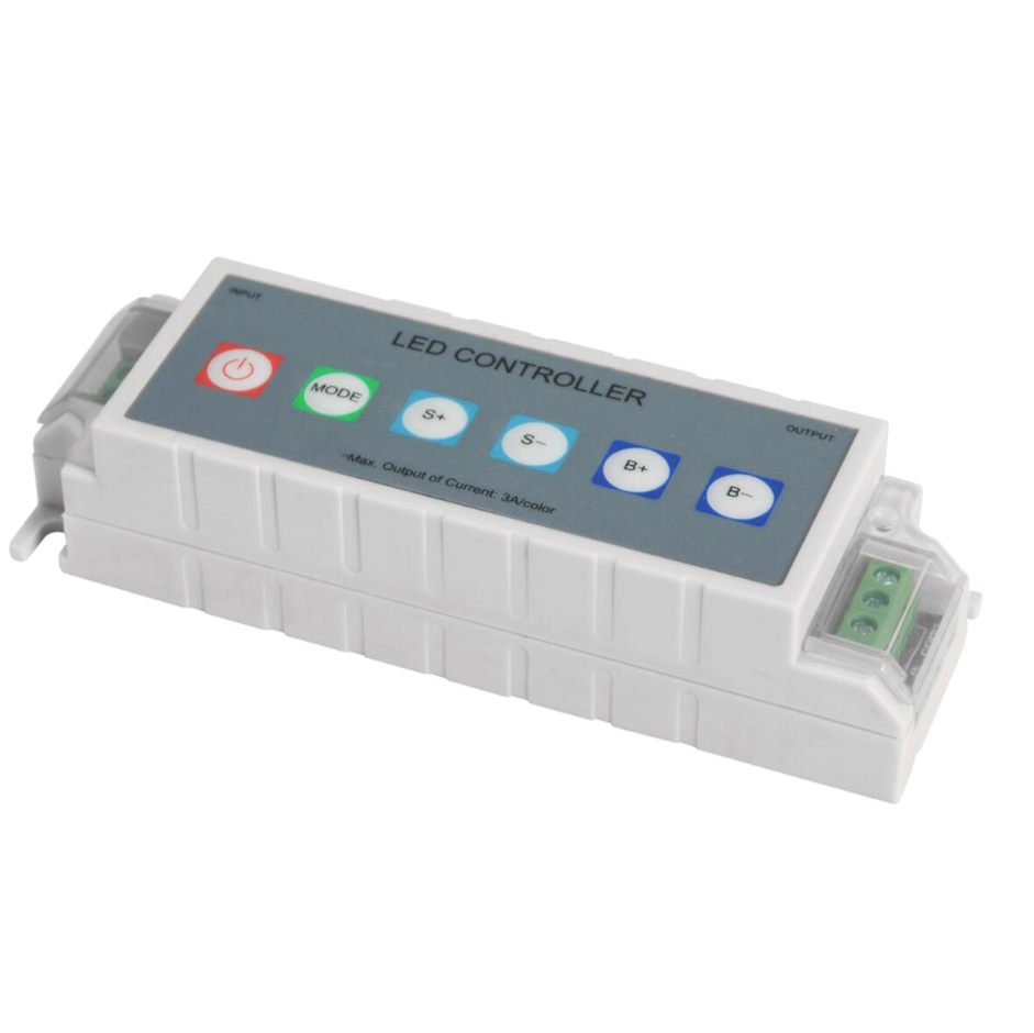 Контроллер освещения RGB FTC Радио21 ДК 12-24В 3×3А с пультом 130х40х51 мм 1 шт. (000032229_1) - фото 2 Контроллер освещения RGB FTC Радио21 ДК 12-24В 3×3А с пультом 130х40х51 мм 1 шт. (000032229_1) - фото 2