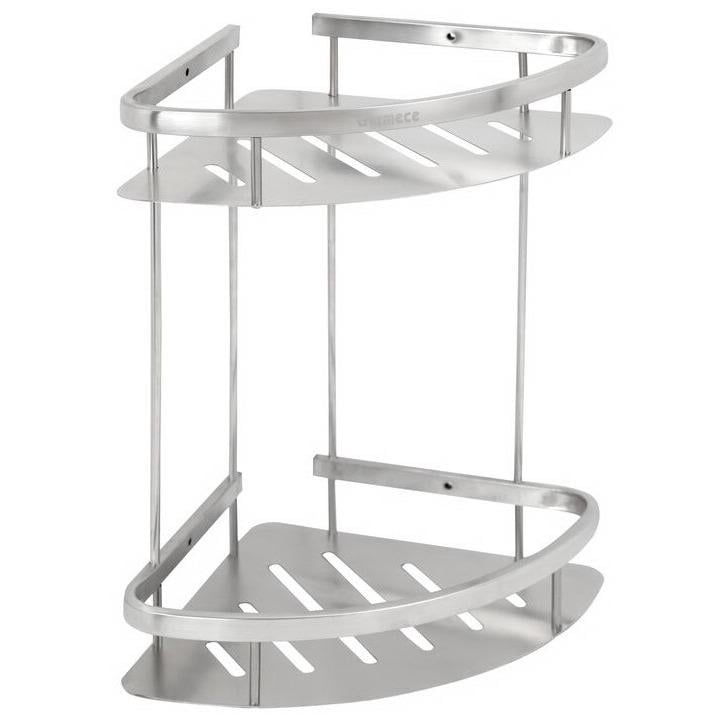 Полка настенная металлическая Platinum 56 RY (9714) PLS-A32621 2-х ярусная угловая Сатин (173407) Полка настенная металлическая Platinum 56 RY (9714) PLS-A32621 2-х ярусная угловая Сатин (173407)