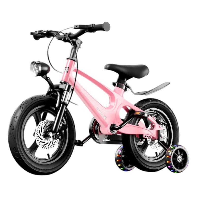 Детский велосипед XinFeng с боковыми колесами и фарой металлический 16" Розовый (Bicycle XinFeng - 2) Детский велосипед XinFeng с боковыми колесами и фарой металлический 16" Розовый (Bicycle XinFeng - 2)