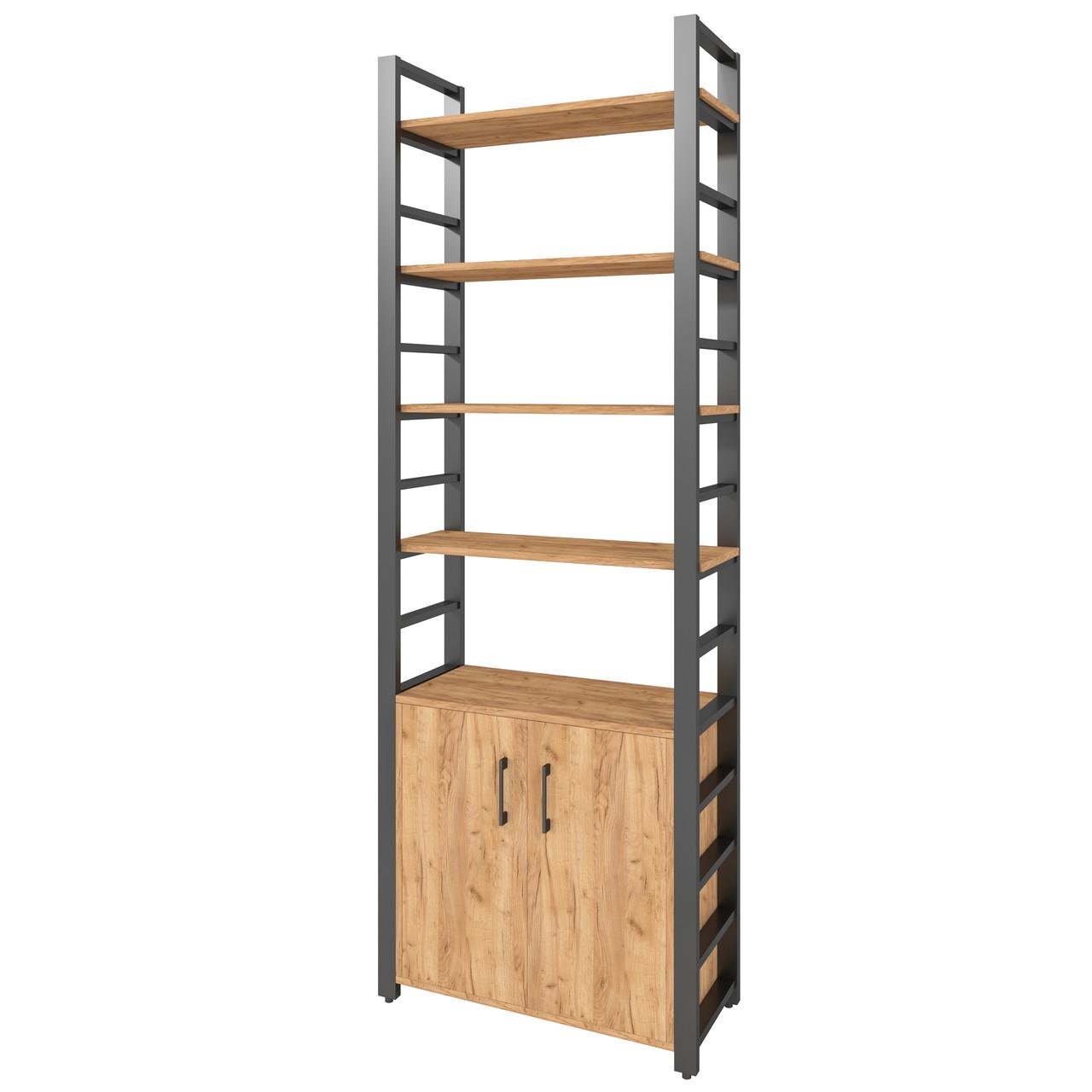 Стелаж металевий Loft Details MM-230b-1 Дуб крафт золотий