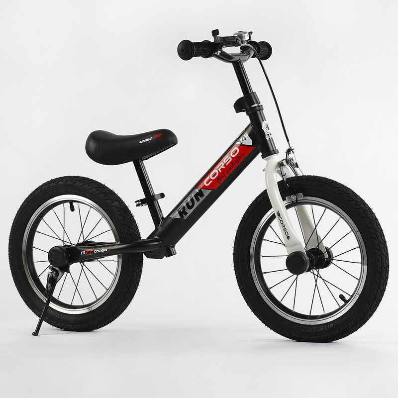 Беговел Corso RJ-54167 стальная рама ручной передний тормоз 14" (126414)