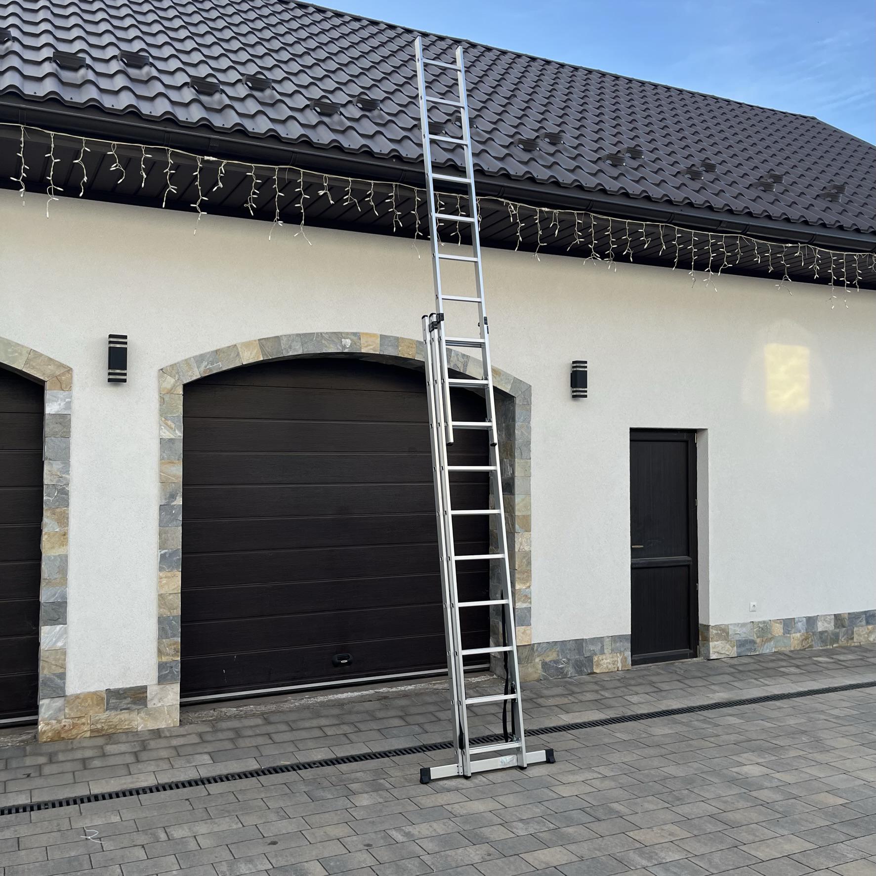 Лестница 3-секционная универсальная Higher 3х10/6,45 м - фото 5 Лестница 3-секционная универсальная Higher 3х10/6,45 м - фото 5