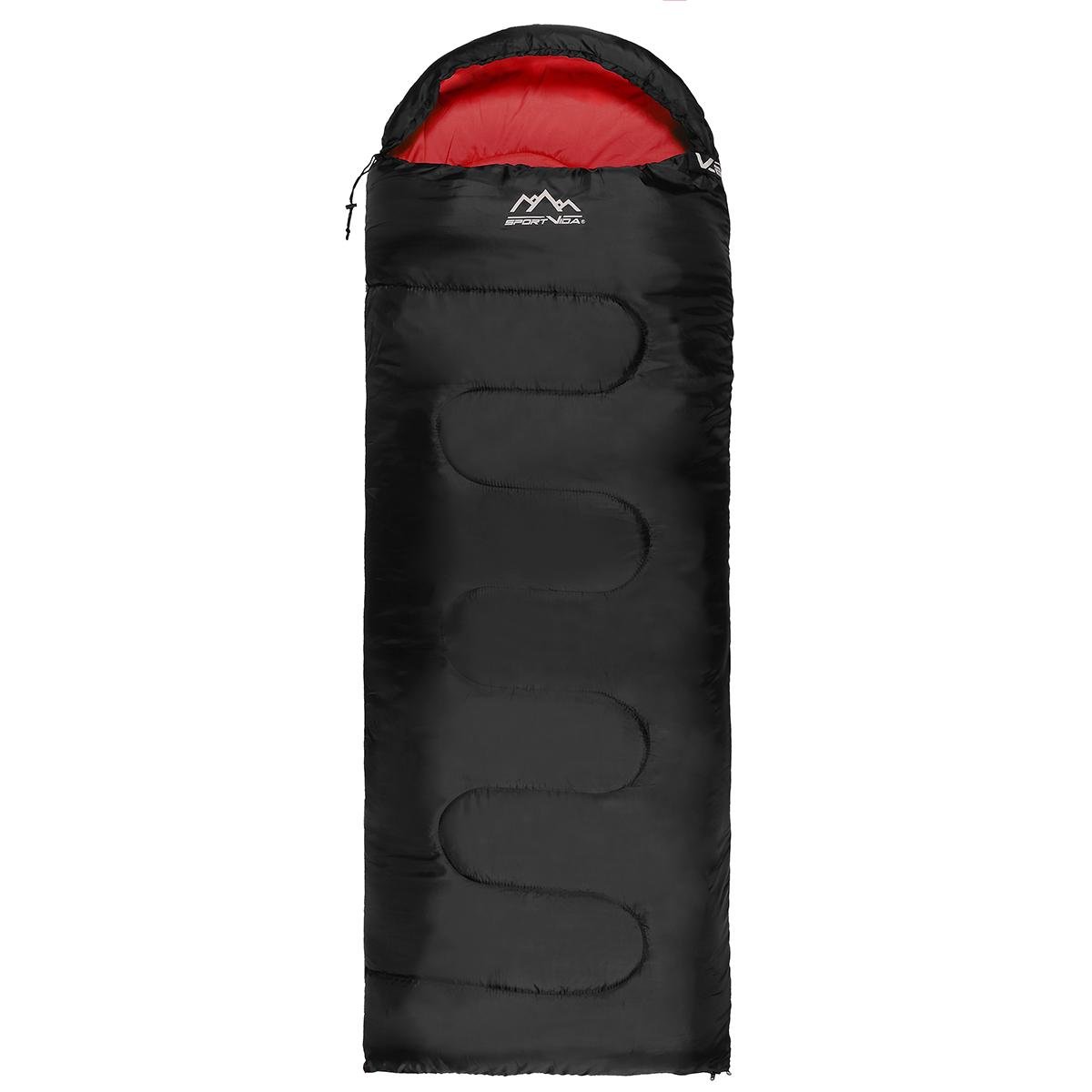 Спальный мешок SportVida +2 +21 C L Black/Red (SV-CC0064) - фото 12