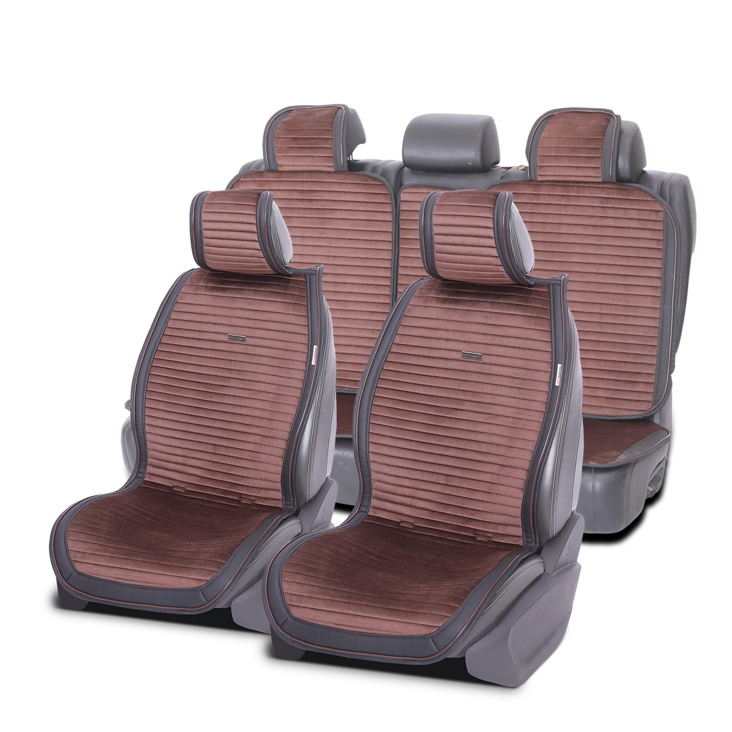 Накидки-чехлы на сиденье для Geely GC6 2014- AUAU Polosso Коричневый (UAPolK11096)