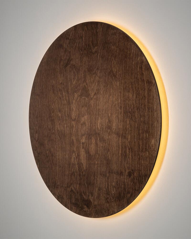 Светильник Nowodvorski 11292 Ring Timber Led XL 1x16W 3000K 290Lm IP20 Brown (22344918) - фото 4