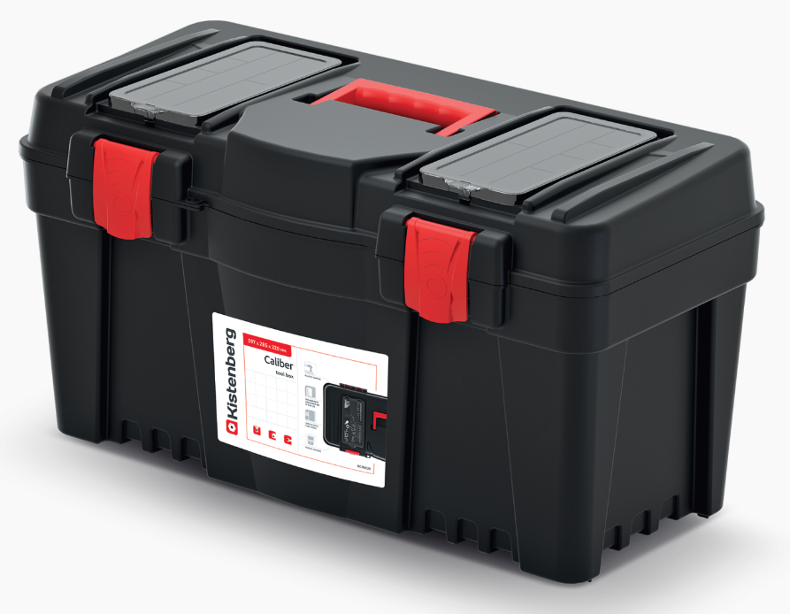 Ящик для инструмента Kistenberg Caliber пластиковый с ручкой (KCR6030)