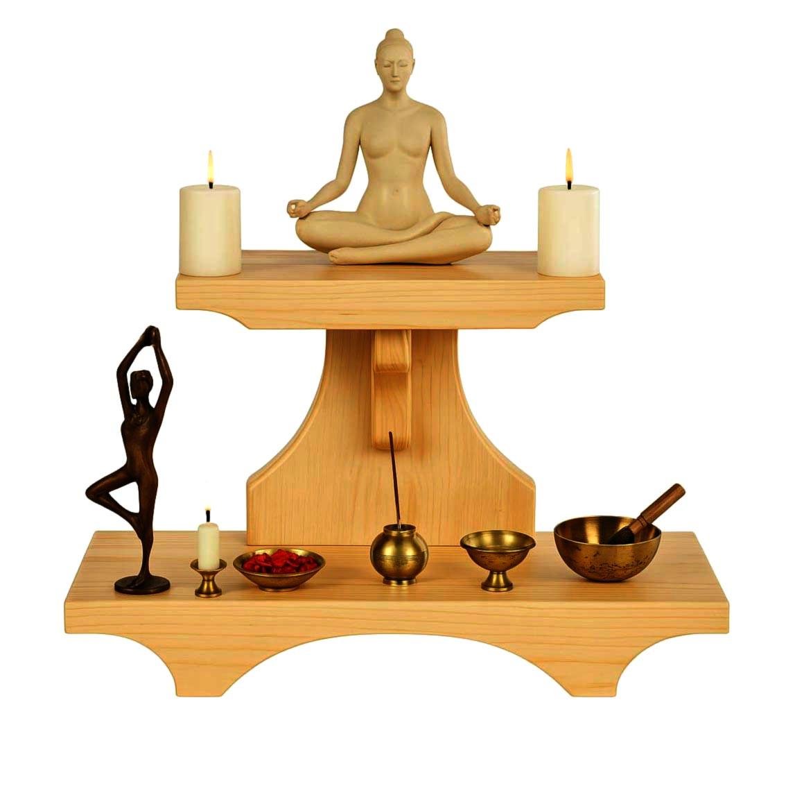 Алтарь для медитации из дерева Пакаруно Карри (ЛАТ-008603) Алтарь для медитации из дерева Пакаруно Карри (ЛАТ-008603)