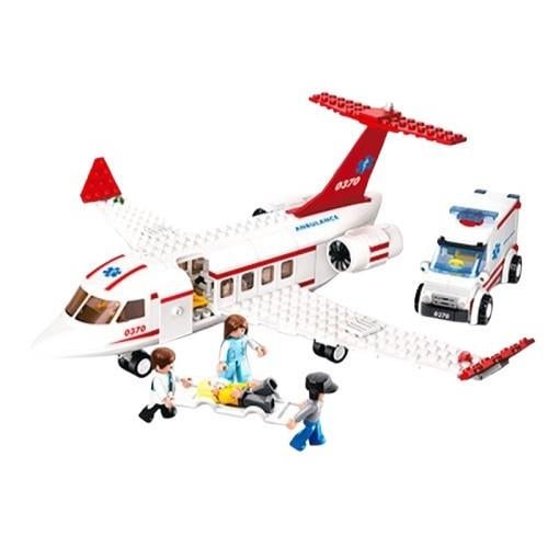 Конструктор Sluban Авиация Скорая помощь Самолет Машина (M38-B0370) Конструктор Sluban Авиация Скорая помощь Самолет Машина (M38-B0370)