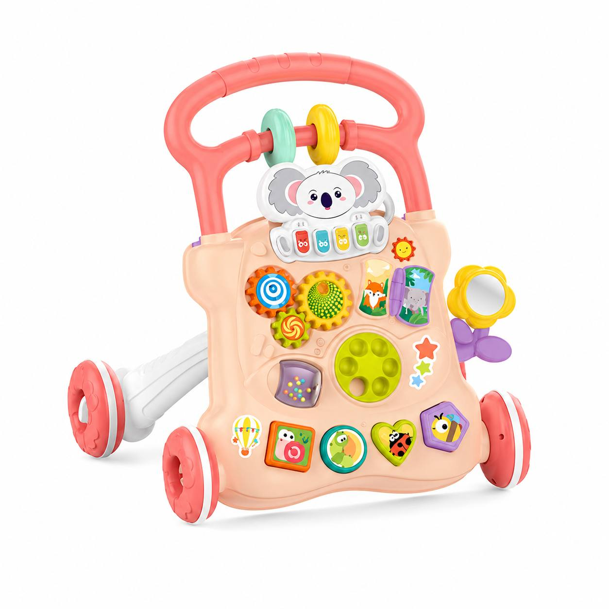 Ходунки детские Limo Toy HE0842 музыкальный толокар Розовый (3023888445)