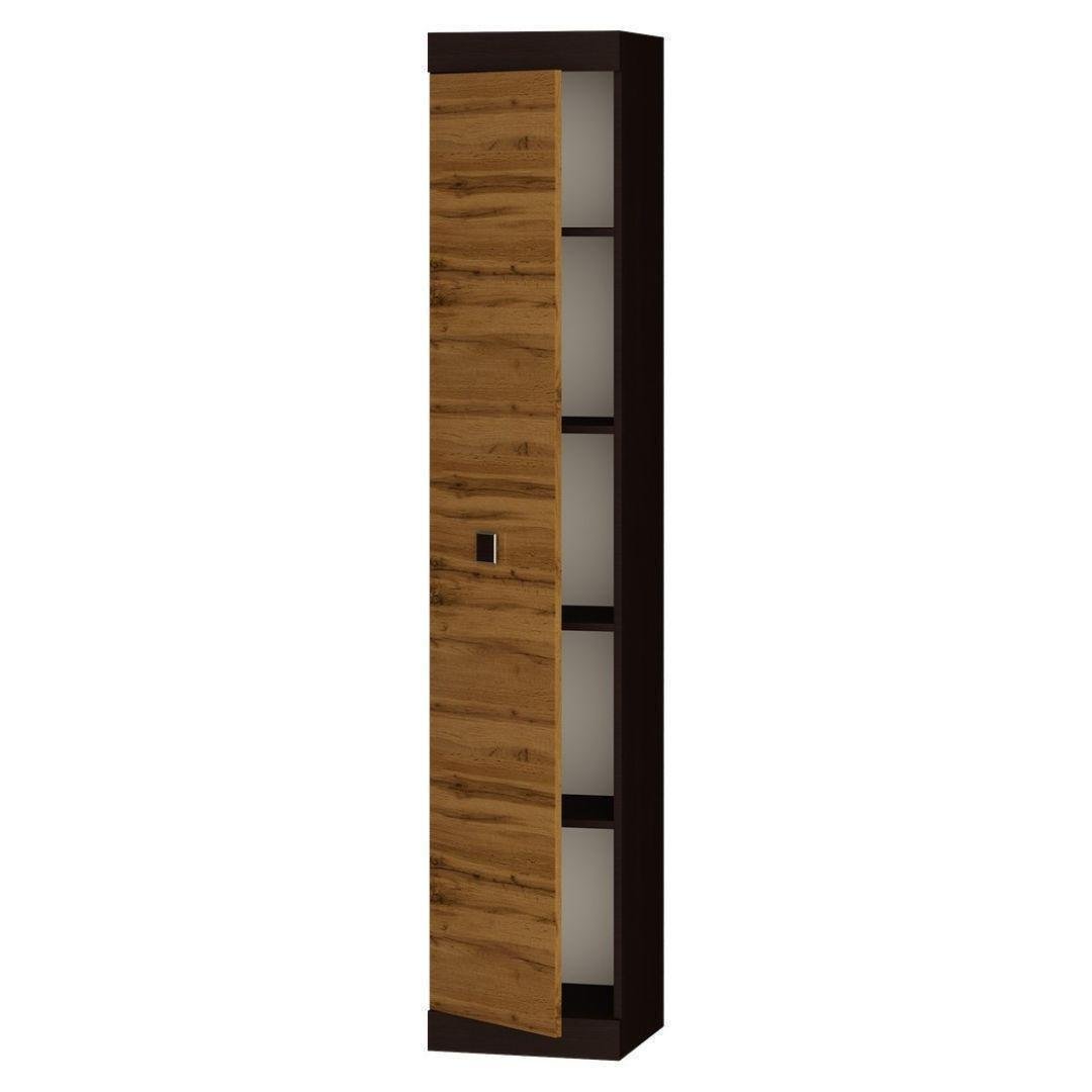 Пенал Эверест Соната 400х380х2050 мм Венге/Крафт золотой (ЕВ20180)