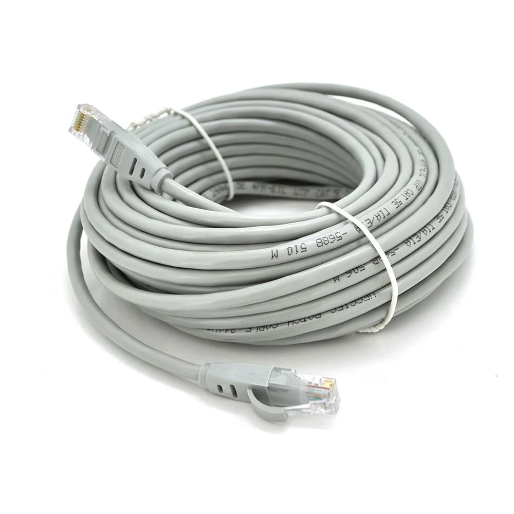 Патч-корд литий VEGGIEG CCA UTP RJ45 Cat,5e 8 м Сірий
