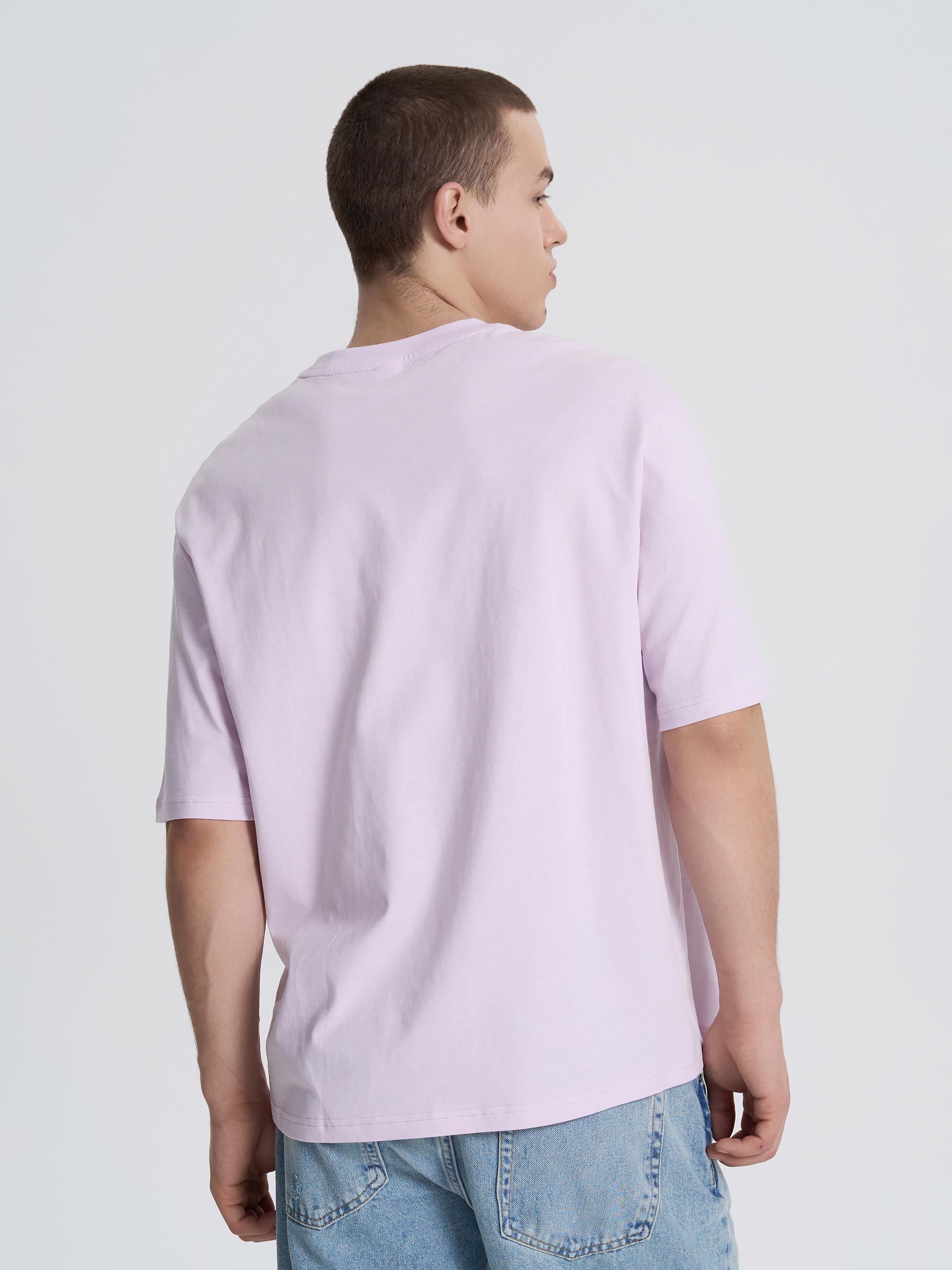 Футболка мужская ROZA 230926 M Лавандовый (4824005722165) - фото 3 Футболка мужская ROZA 230926 M Лавандовый (4824005722165) - фото 3