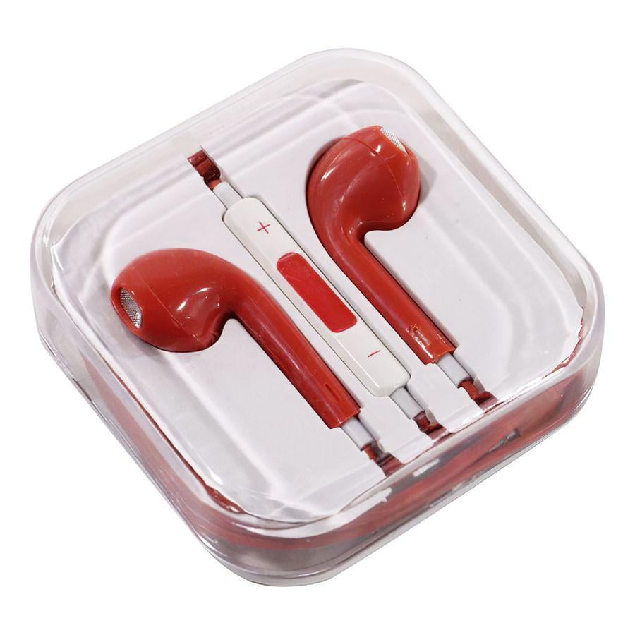Наушники EarPods с пультом дистанционного управления и микрофоном Красный
