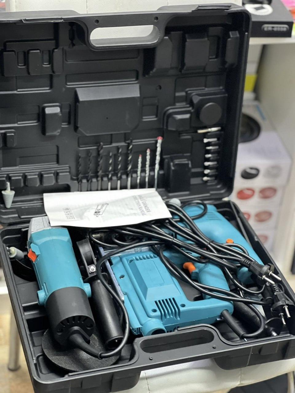 Набір інструментів болгарка/шуруповерт/дриль 3в1 - фото 2