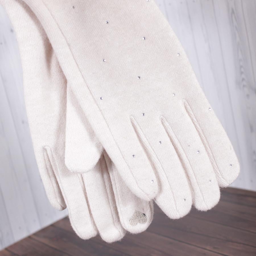 Рукавички жіночі текстильні D3004-3T демісезонні 6,5"-7,5" Бежевий (2819426285) - фото 4 Рукавички жіночі текстильні D3004-3T демісезонні 6,5"-7,5" Бежевий (2819426285) - фото 4