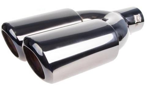 Насадка на глушитель НГ-0339 BK внутренний 64х305 мм внешний 97х79 мм