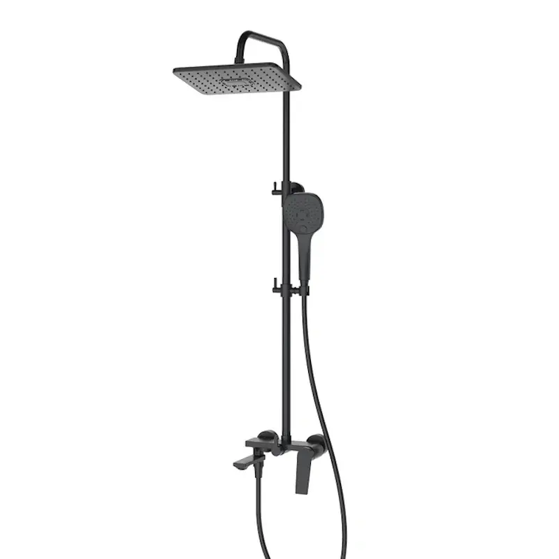 Душова система Koller Pool Trend з виливом латунь Чорний матовий (1127480505)
