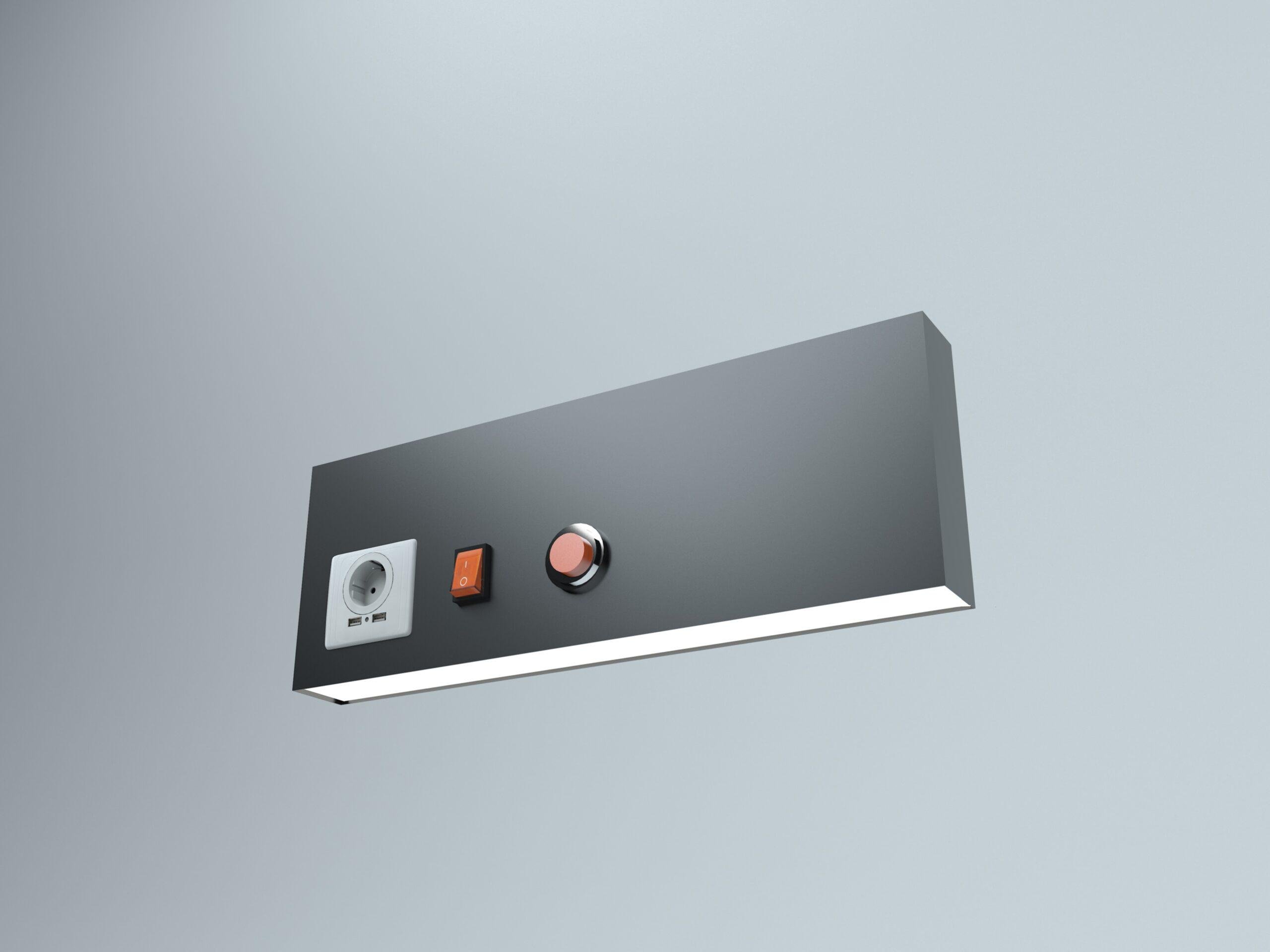 Светильник MG MED LIGHT Черный матовый (8847)