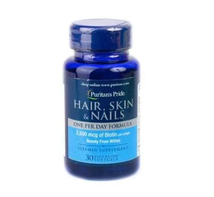 Витамины Puritans Pride Hair Skin&Nails One Per Day Formula 30 капсул