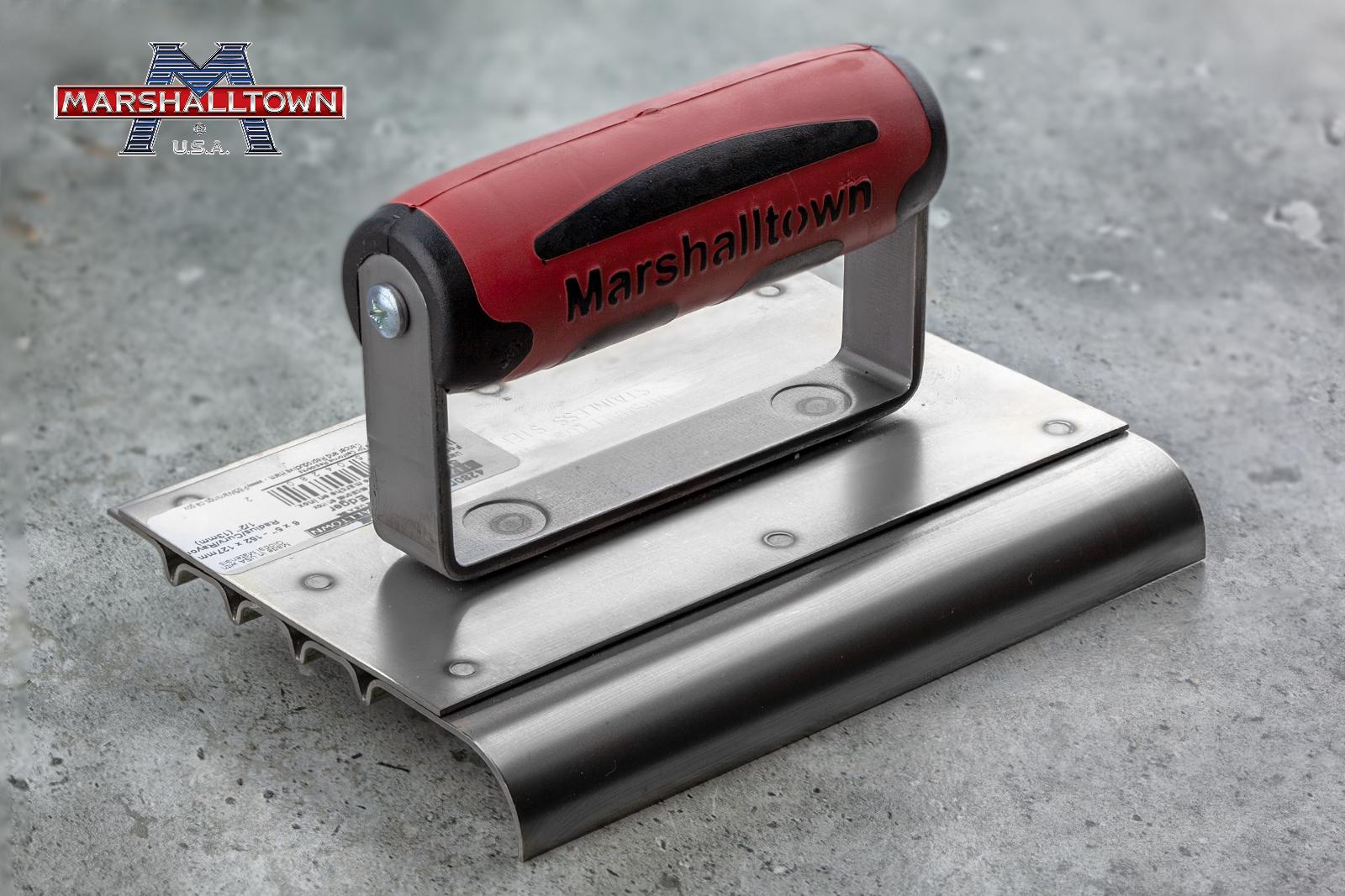 Гладилка-радіус по бетону Marshalltown QLT з нарізником канавок 152х127 мм (14280) - фото 4 Гладилка-радіус по бетону Marshalltown QLT з нарізником канавок 152х127 мм (14280) - фото 4