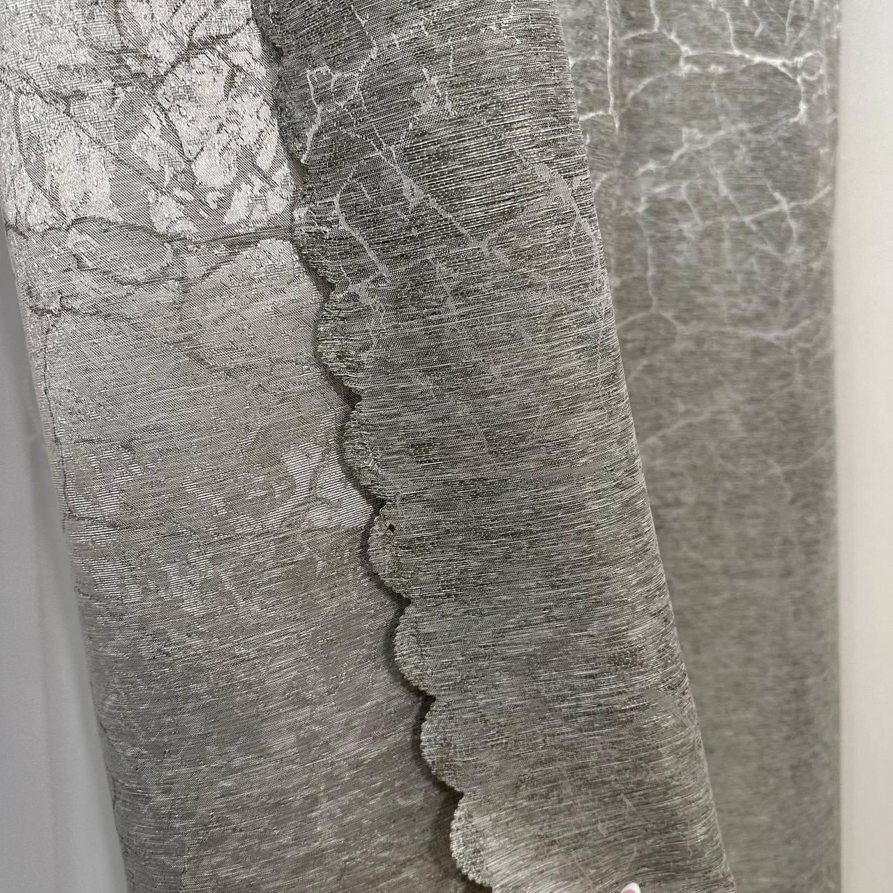 Штори Лорен жаккардові 1,5х2,7 м 2 шт. Сірий - фото 10 Штори Лорен жаккардові 1,5х2,7 м 2 шт. Сірий - фото 10