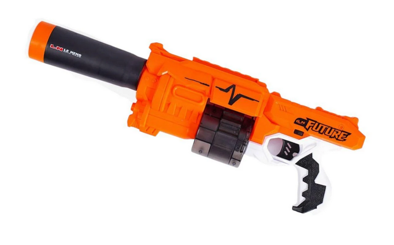 Автомат з 30 м'якими патронами та 3 паперовими мішенями (156150)