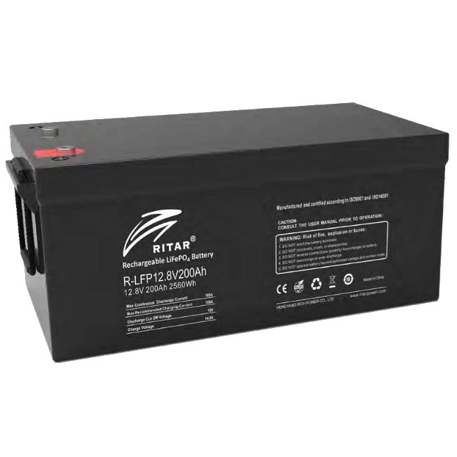 Батарея літієва акумуляторна Ritar R-LFP12.8V200AH G1 з bluetooth