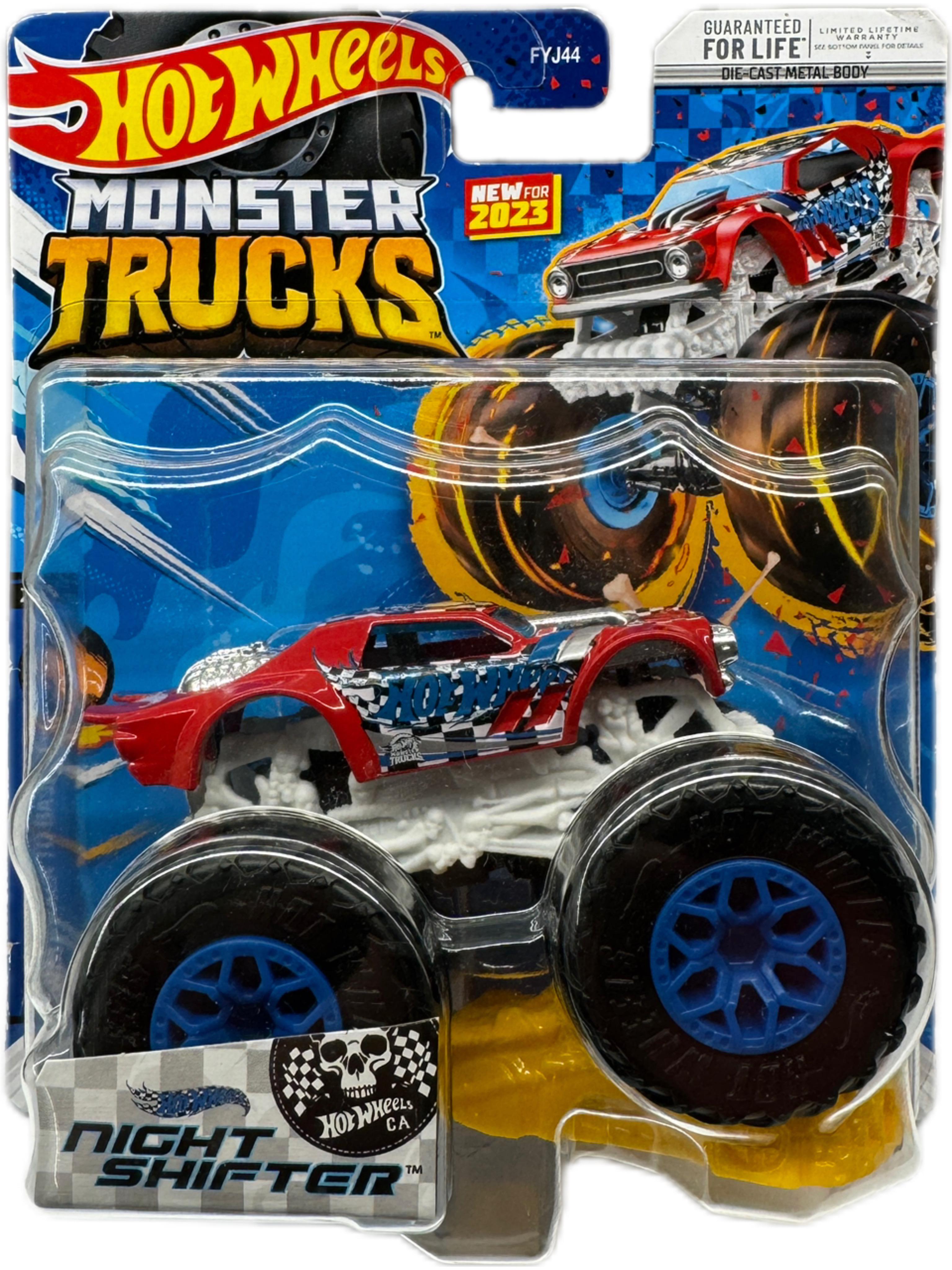 Игрушечная машинка-внедорожник Hot Wheels Monster truck Night Shifters 2/6 HMVT Back To Basics 2023 (17708653)