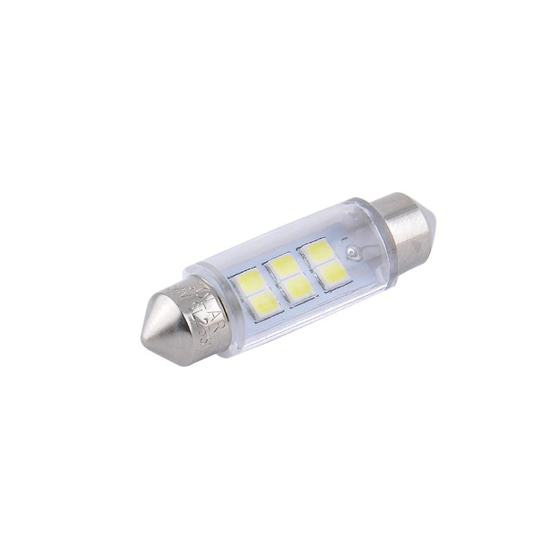 Автолампи світлодіодні Solar 24 В SV8.5 T11x39 6SMD 2 шт. White (SL2551) - фото 3