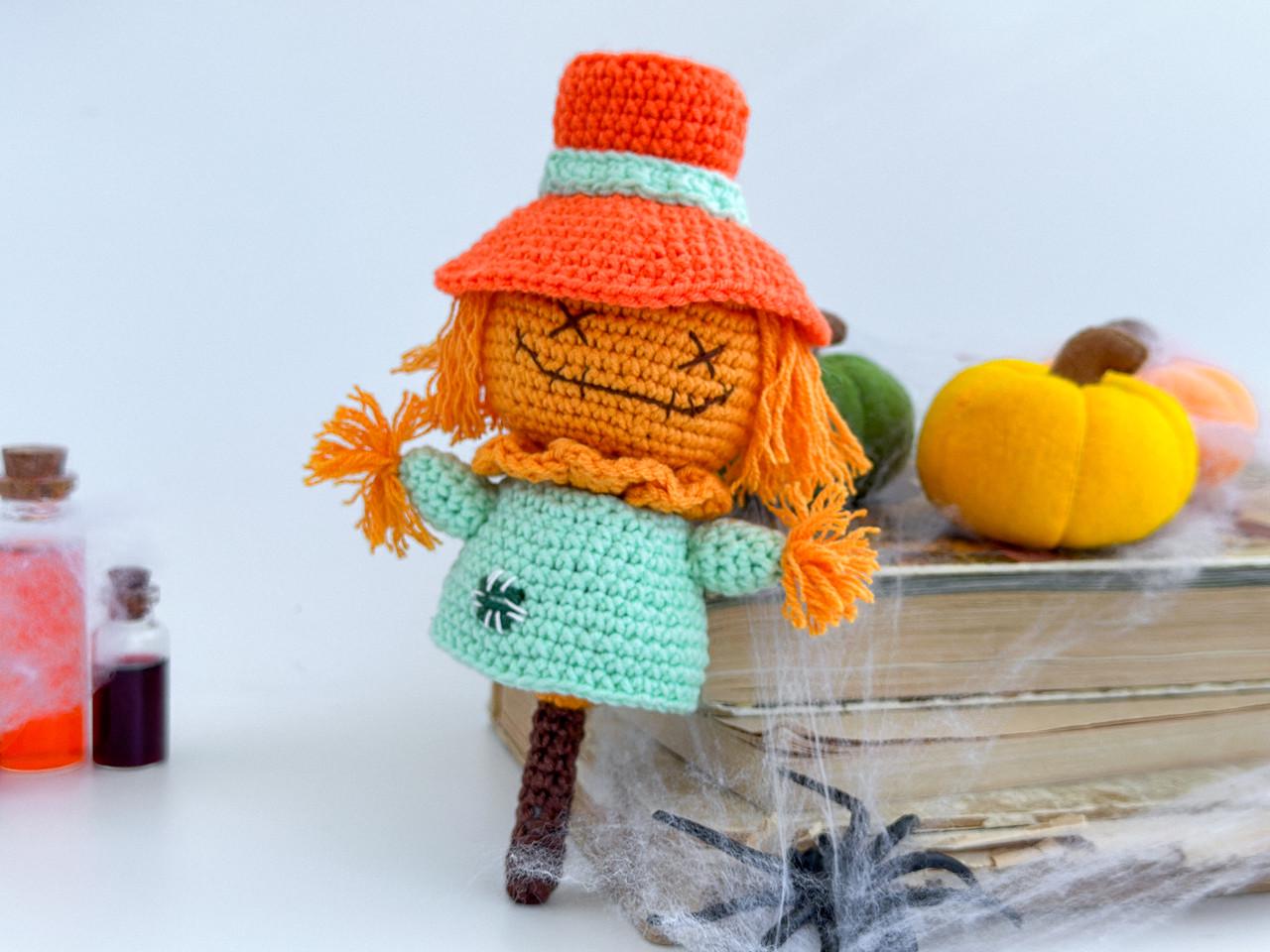 Кукла вязаная Пугало (29528480) - фото 5 Кукла вязаная Пугало (29528480) - фото 5