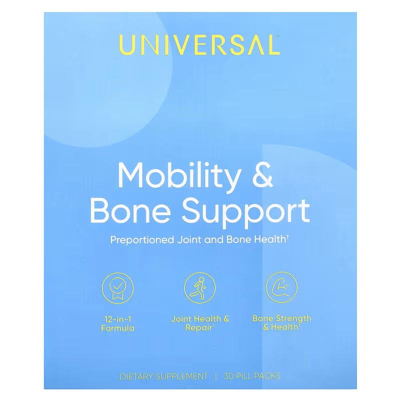 Добавка для здоров’я суглобів Universal Mobility & Bone Support Pack Добавка для здоров’я суглобів Universal Mobility & Bone Support Pack