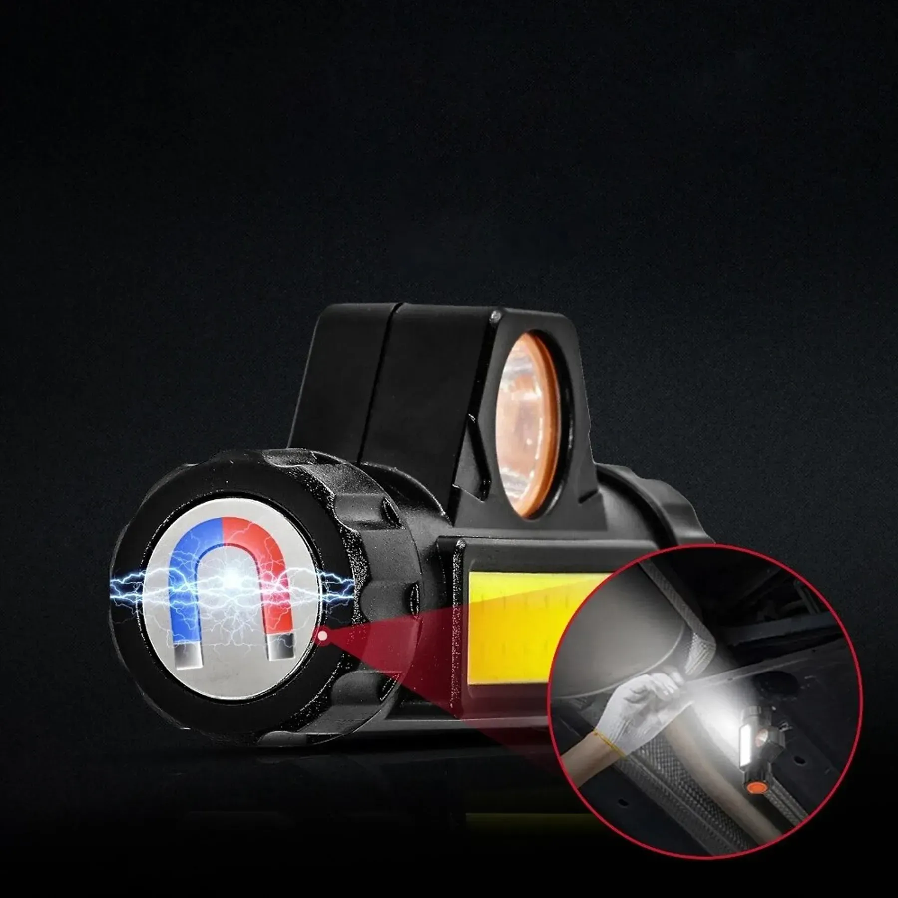 Фонарь налобный BL-8101 XPE+COB с магнитным креплением (234562554) - фото 4 Фонарь налобный BL-8101 XPE+COB с магнитным креплением (234562554) - фото 4