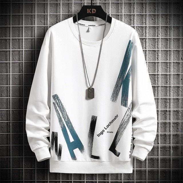 Світшот чоловічий з принтом Pin-000-30645 L Білий (2711524668) Світшот чоловічий з принтом Pin-000-30645 L Білий (2711524668)