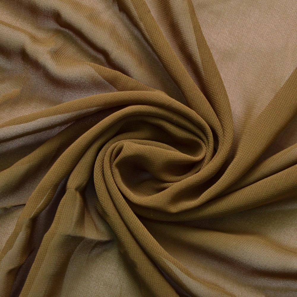 Ткань шифон Shela Темный хаки (13772)