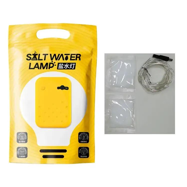 Фонарь LED Salt Water Lamp ESP-02 аварийный от соленой жидкости с гирляндой 200Lm (54782) - фото 2