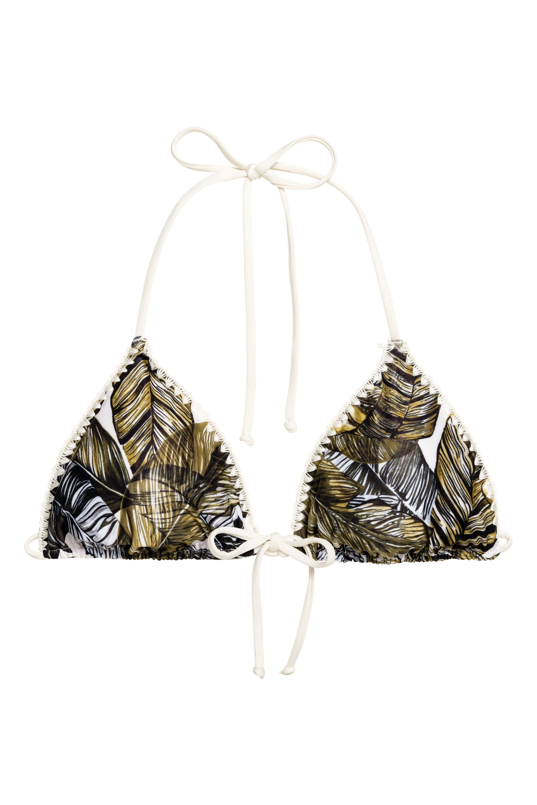 Лиф двусторонний купальный H&M Принт р. 32 Белый (4922585) - фото 2 Лиф двусторонний купальный H&M Принт р. 32 Белый (4922585) - фото 2