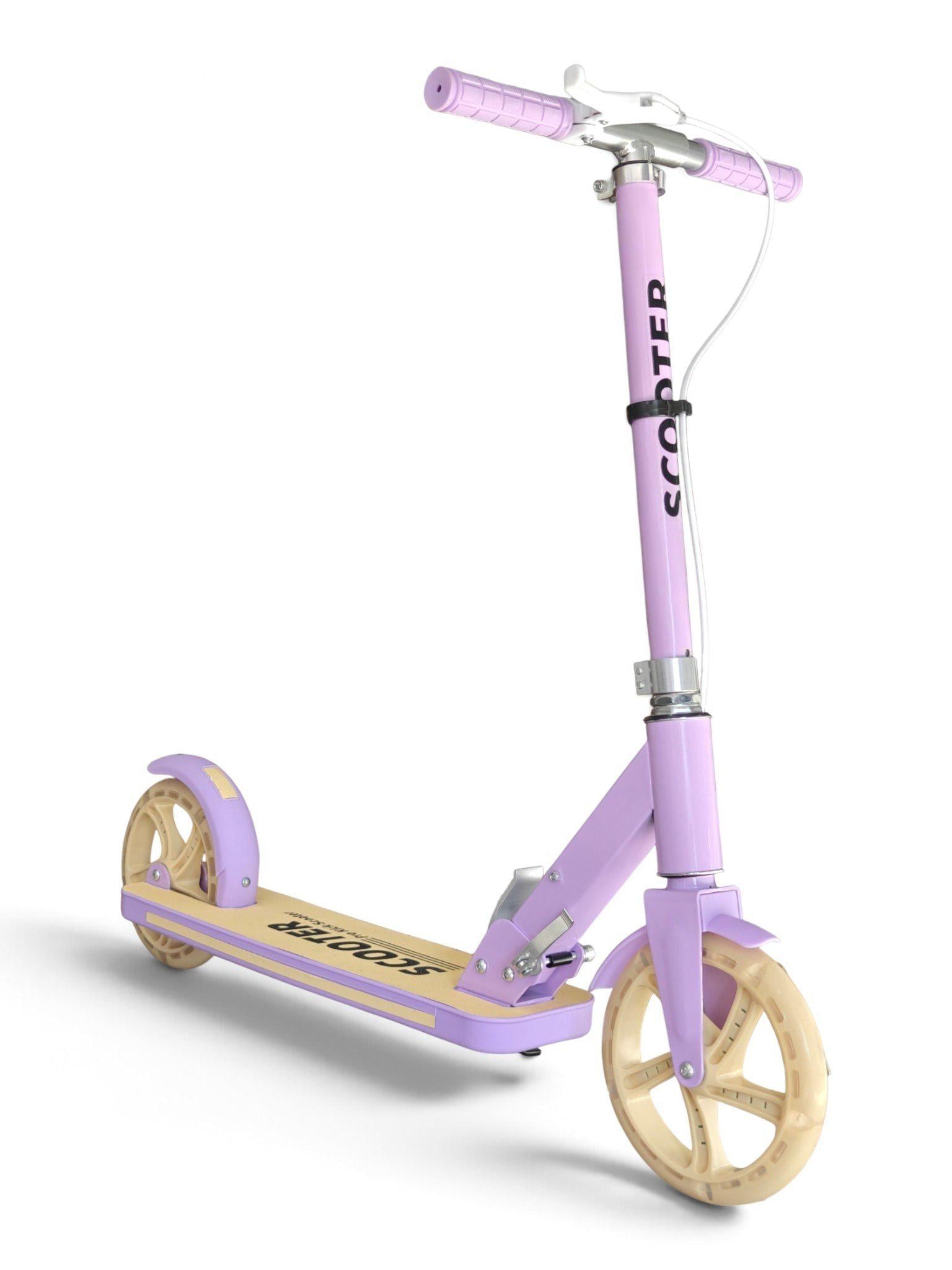 Самокат детский Scooter Gum NN988 двухколесный складной от 5 лет до 100 кг. Фиолетовый (NN988-1rs) Самокат детский Scooter Gum NN988 двухколесный складной от 5 лет до 100 кг. Фиолетовый (NN988-1rs)
